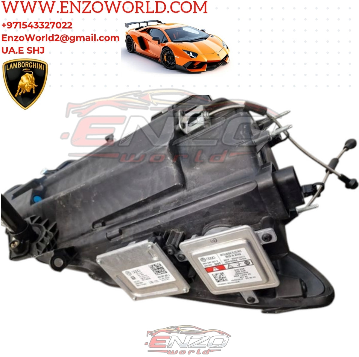 Lamborghini Aventador Front Headlight R/H OEM:471941004N