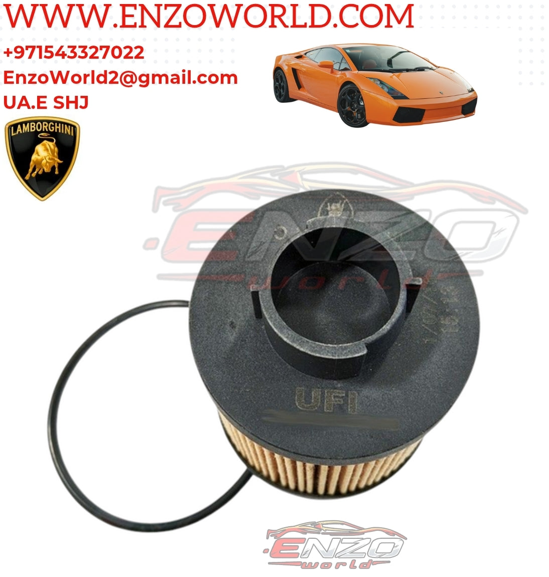 Lamborghini Gallardo Oil Filter with O-ring
OEM: 07L115561C