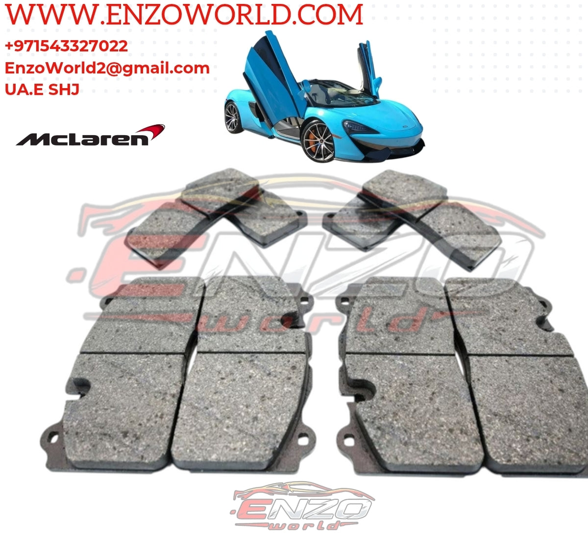 Mclaren 570S Front and Rear Ceramic Brake Package OE