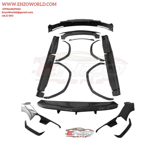 Dry Carbon Fiber OEM Style Body Kit For Lamborghini URUS 2018_2019 Front Lip, Side Skirts, Wheel Eyebrowand and Rear Diffuser Spoiler