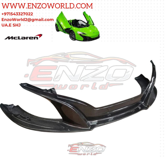 Mclaren 650S Front Bumper Splitter High Quality Carbon Fiber