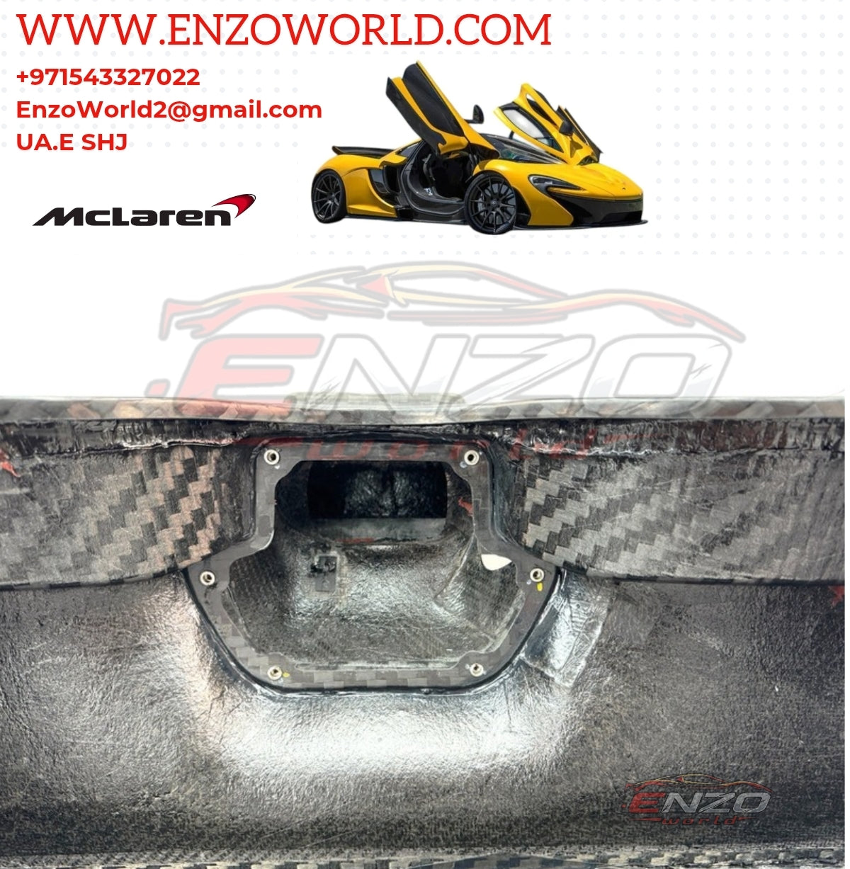 MCLAREN P1 CARBON FRONT CLAM Shell OE: 12A2992CP