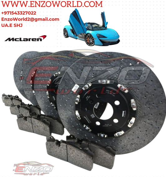 Mclaren 570S Front and Rear Ceramic Brake Package OE