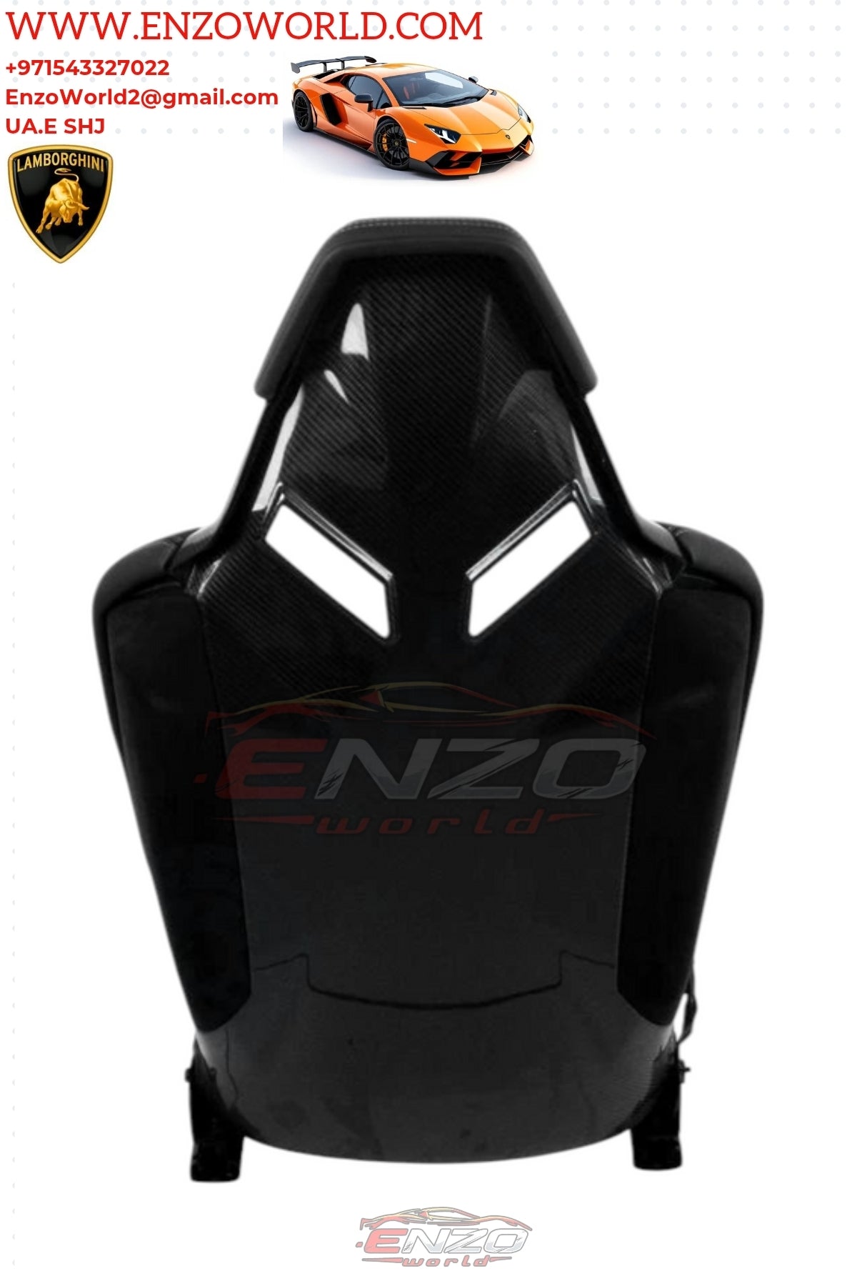 Lamborghini Aventador R/H Sport Seat with Logo LP740-4 S OEM 470860672D