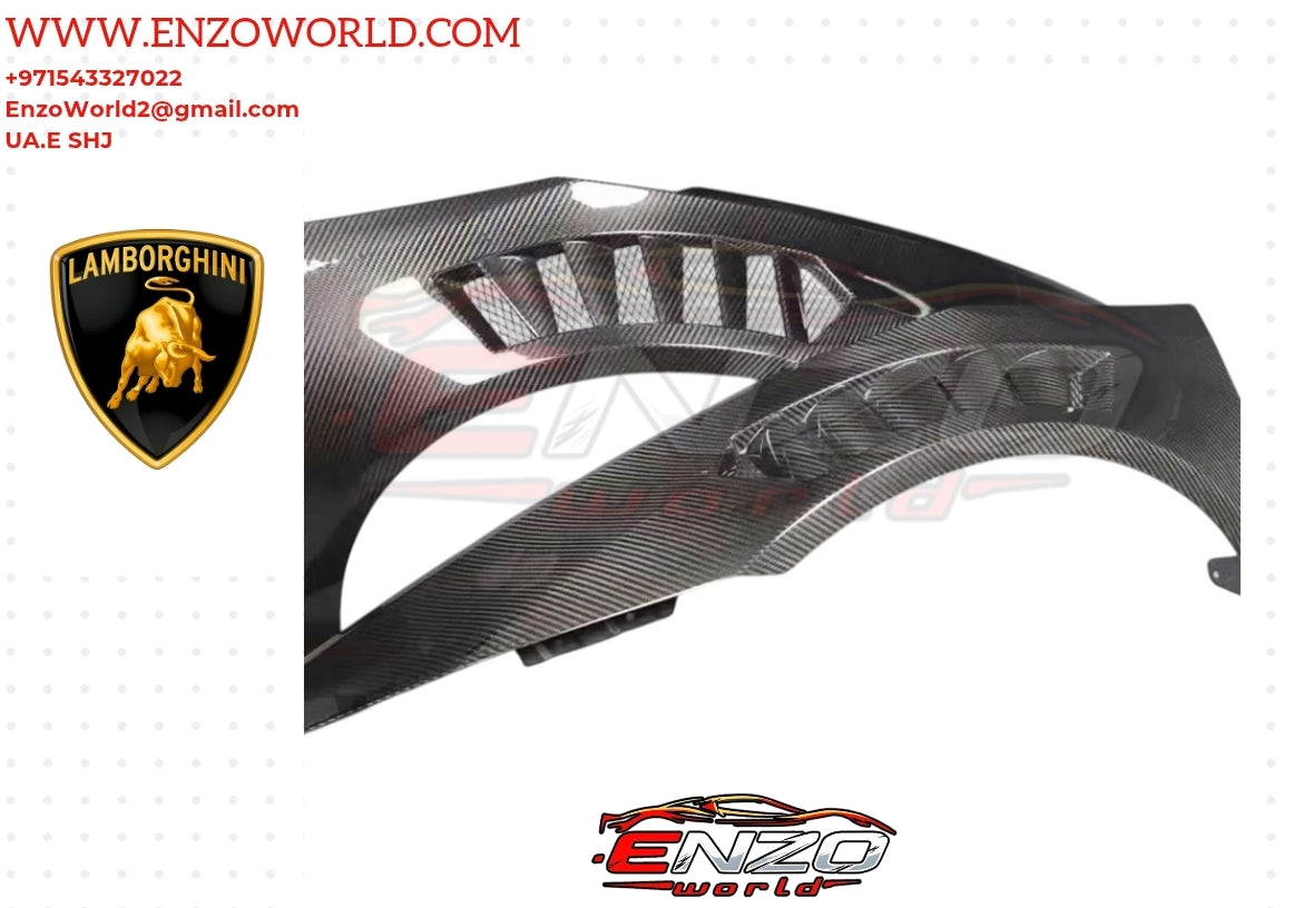 Lamborghini Huracan LP580/LP610/EVO Upgraded V-Style Dry Carbon Fender