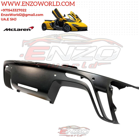 MCLAREN P1 REAR BUMPER CARBON FIBER OE: 12A3244CP