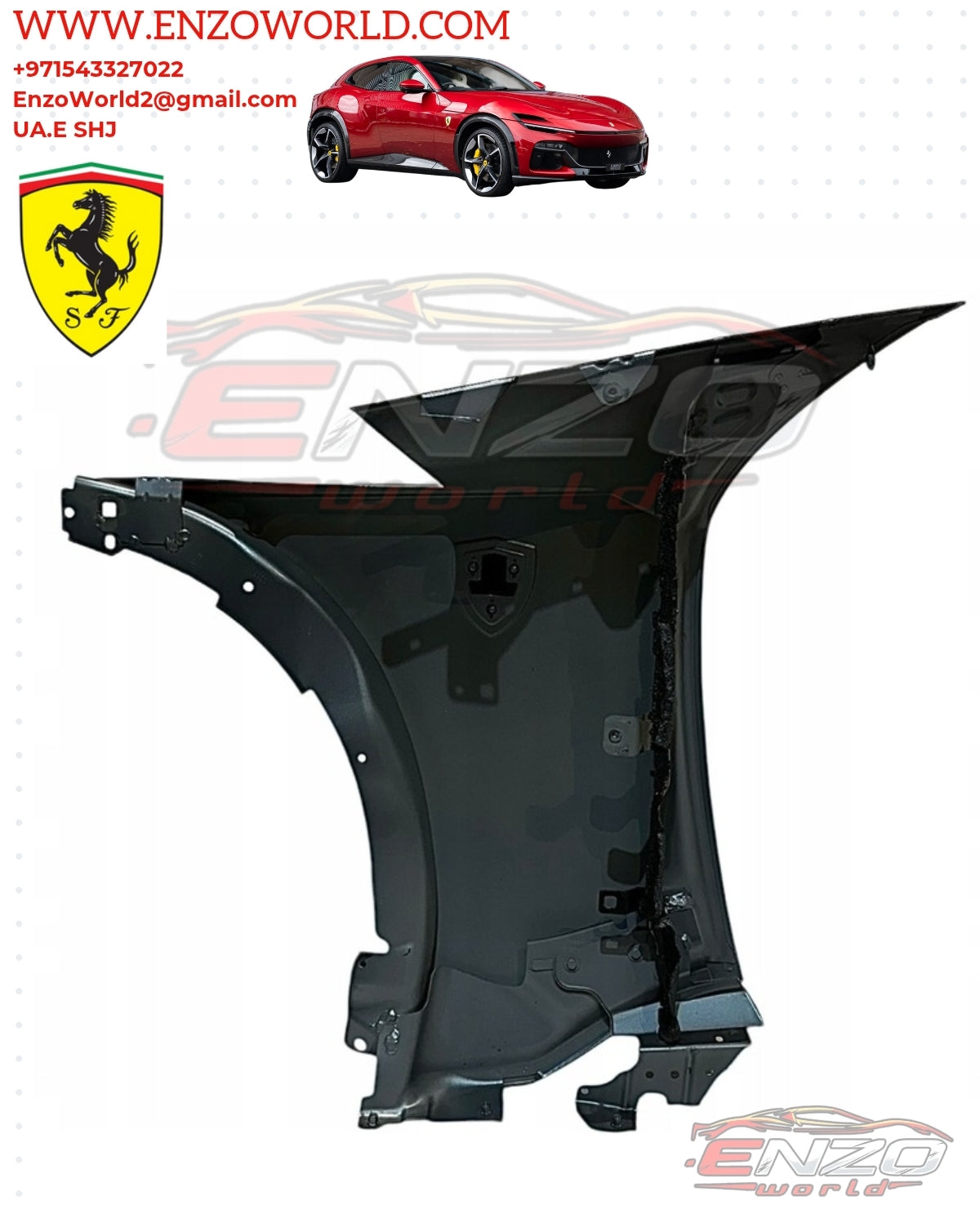 Ferrari Purosangue Front Fender R /H OE : 985822816