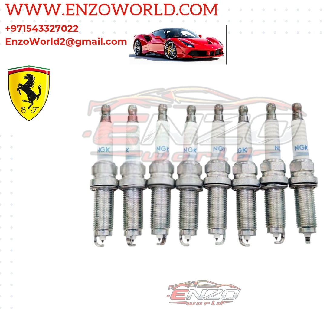 Ferrari Set of 8 Spark Plugs
NGK Laser Iridium OEM:335841