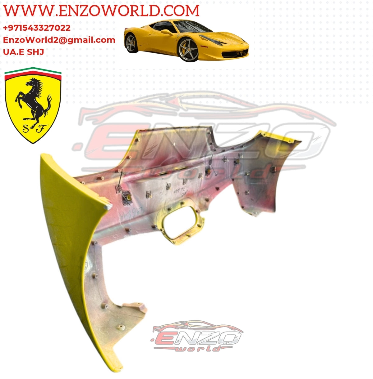 Ferrari 458 ITALIA Rear Bumper OE