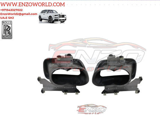 Rolls-Royce Cullinan Exhaust Tail Tip Left & Right Black OEM: 7448701-OEM 7448702
