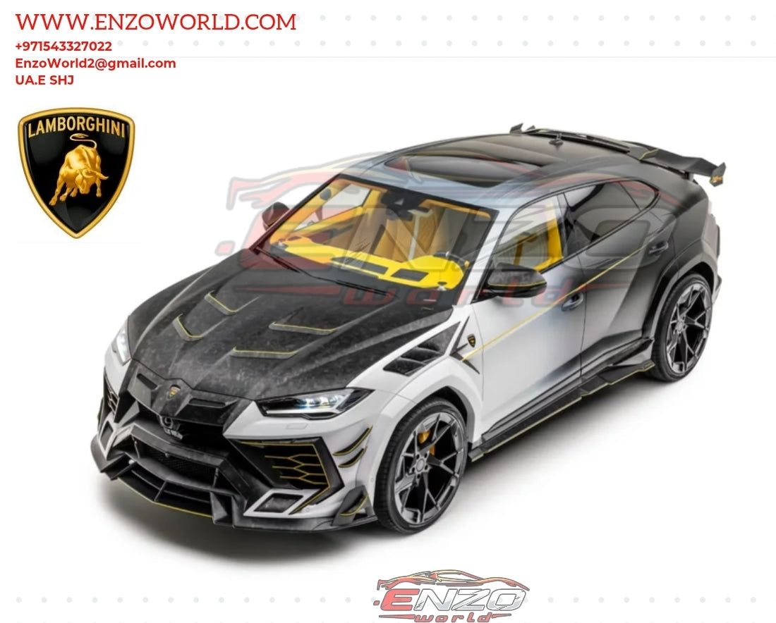 Performance Forged Carbon Front Bonnet Hood With Air Outtake Vent for URUS Mansory Style