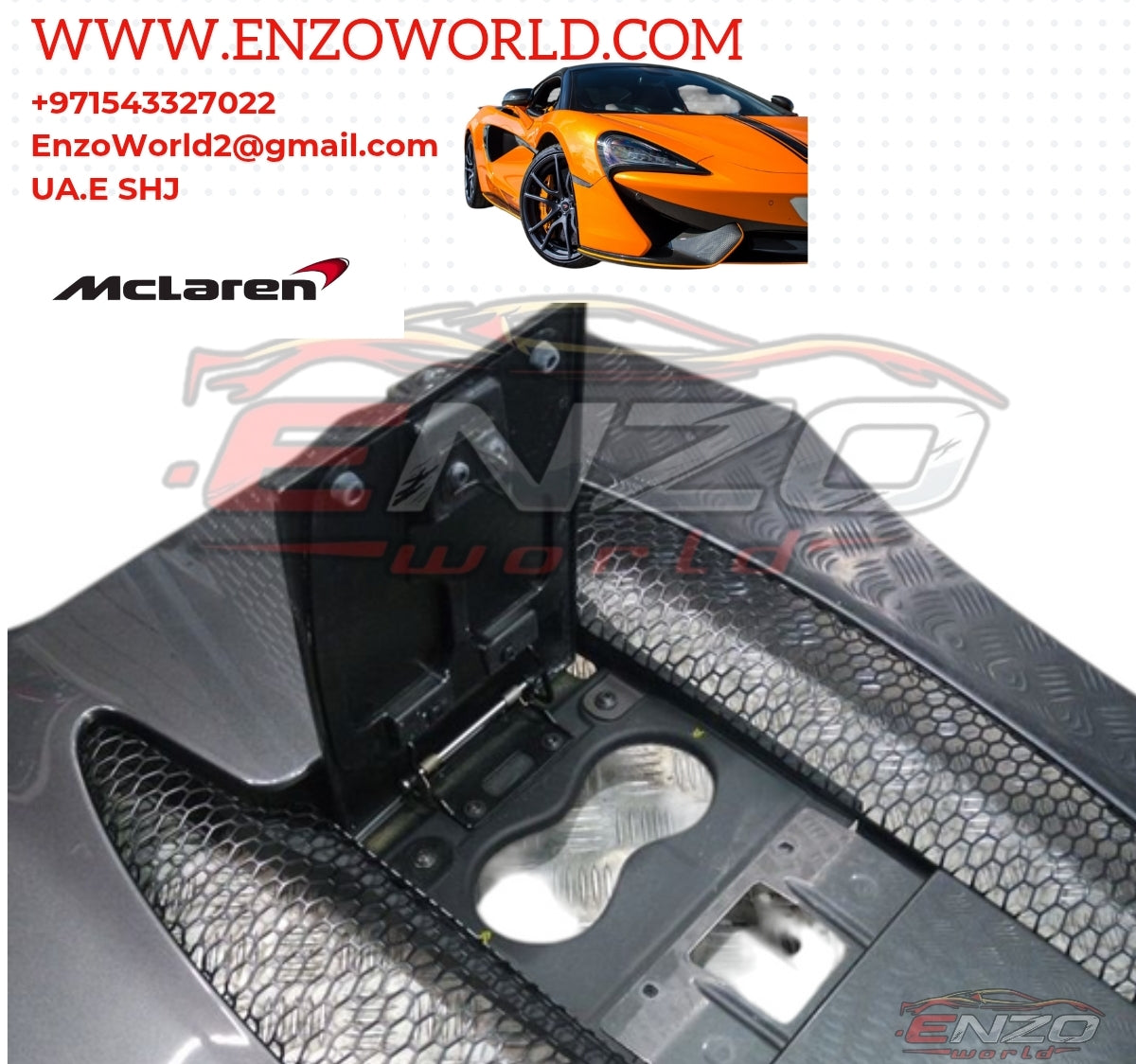 Mclaren 570S Rear Trunk Cover OE :13AA111SP