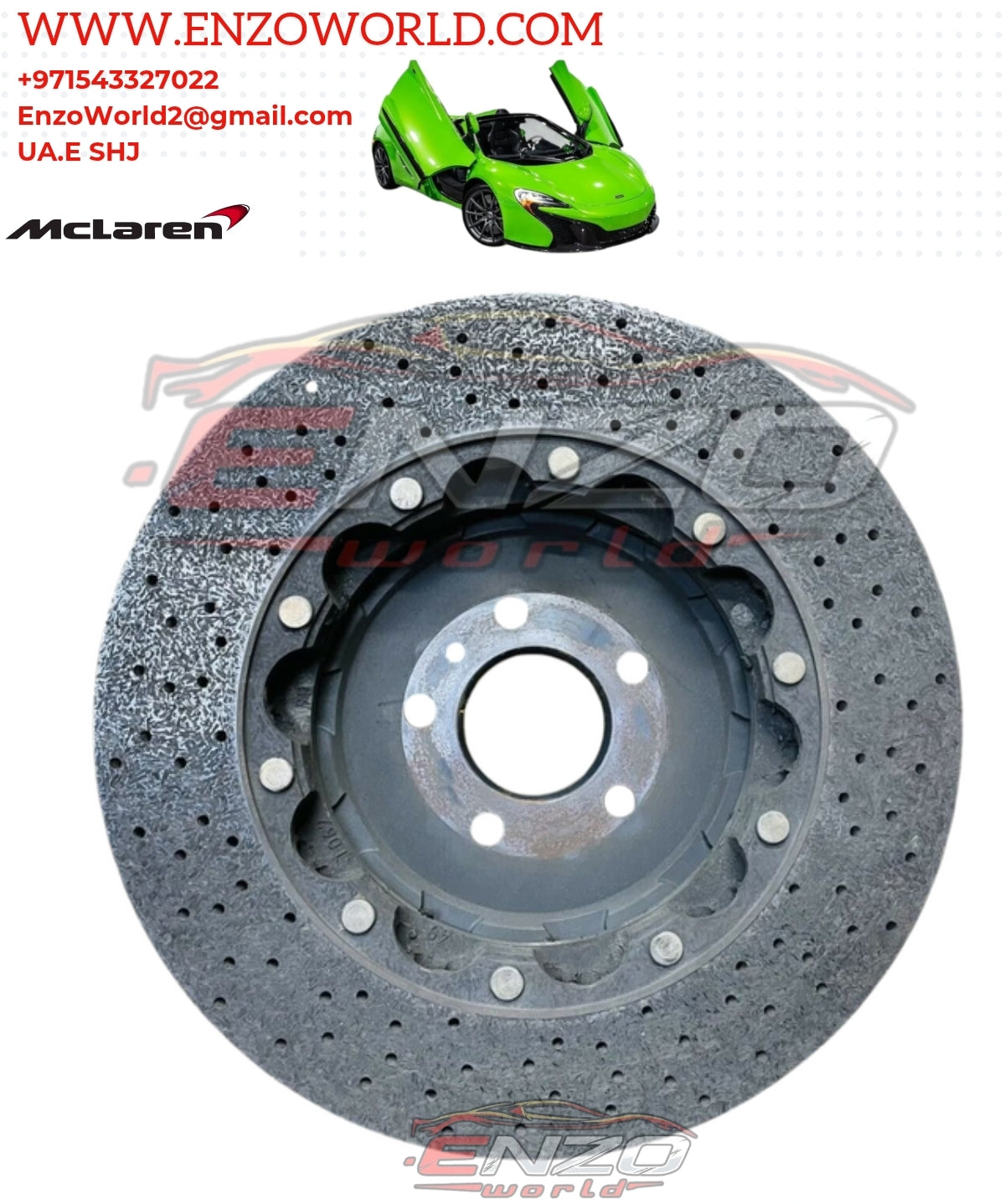 Mclaren 650S Ceramic Brake Disc OE : 11C0379CP