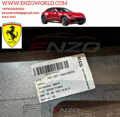 Ferrari Purosangue Rear Bumper With Diffuser OE