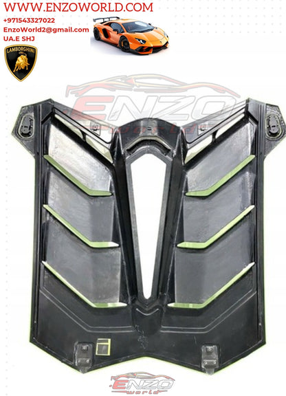 Lamborghini Aventador SVJ Carbon Fiber Rear Trunk HOOD
