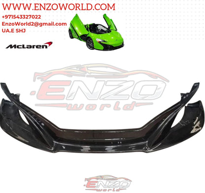 Mclaren 650S Front Bumper Splitter High Quality Carbon Fiber