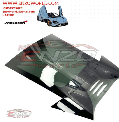 Mclaren  Rear Light Weight Perspex Window With Lower Engine Cover Set