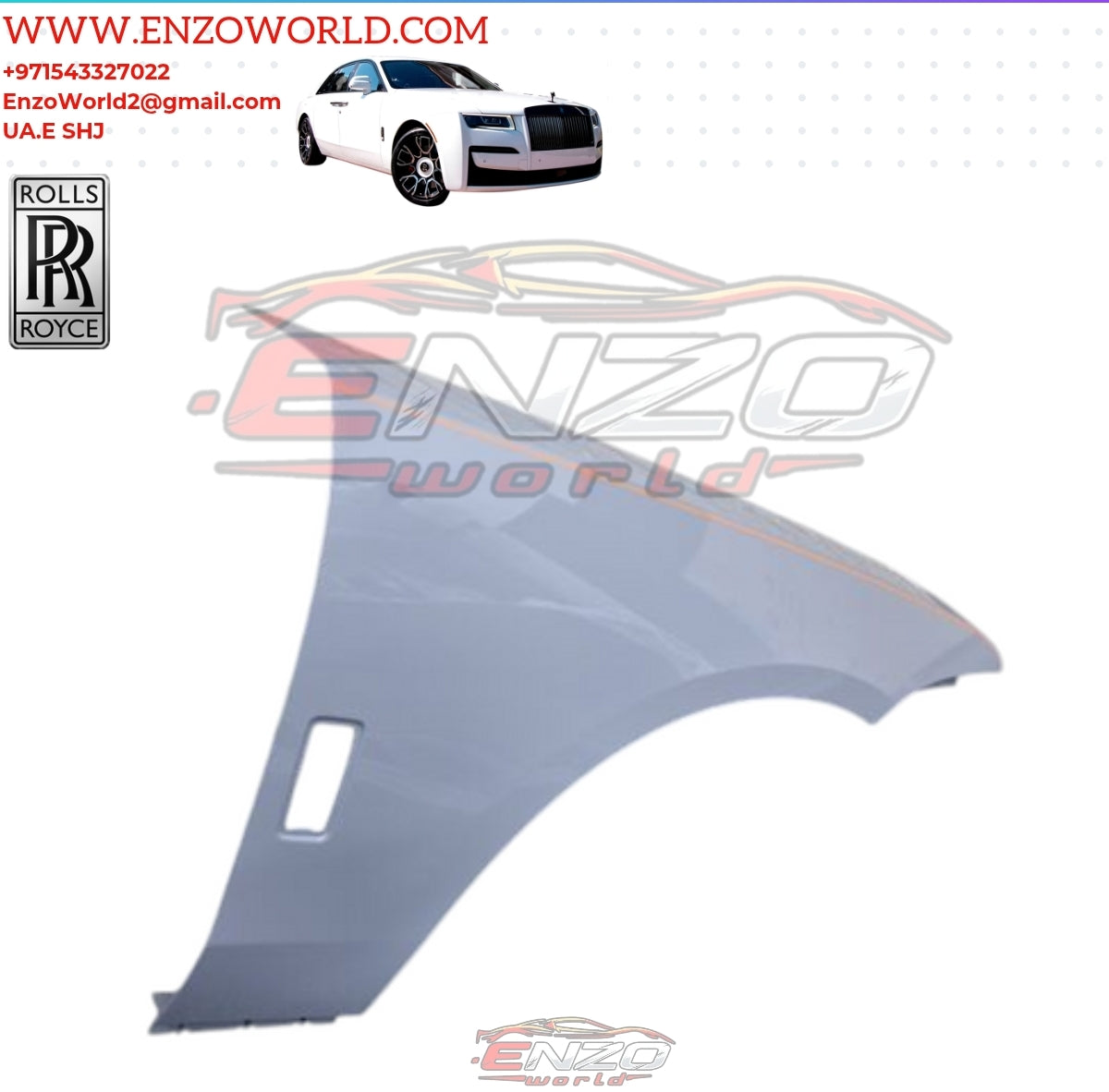 Rolls Royce Ghost 2022 Front Fender R /H