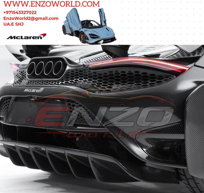 MCLAREN 765LT REAR LOWER PDC BUMPER OE: 14A324RP-CFG