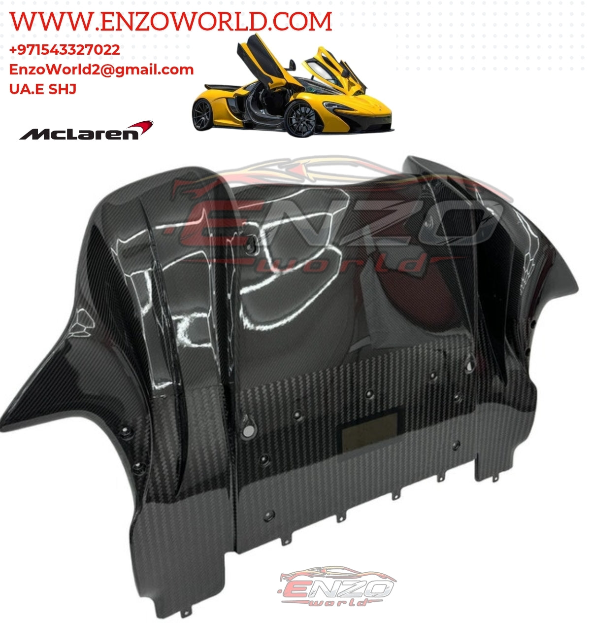 MCLAREN P1 CARBON FIBRE REAR DIFFUSER OE:12A3102P
