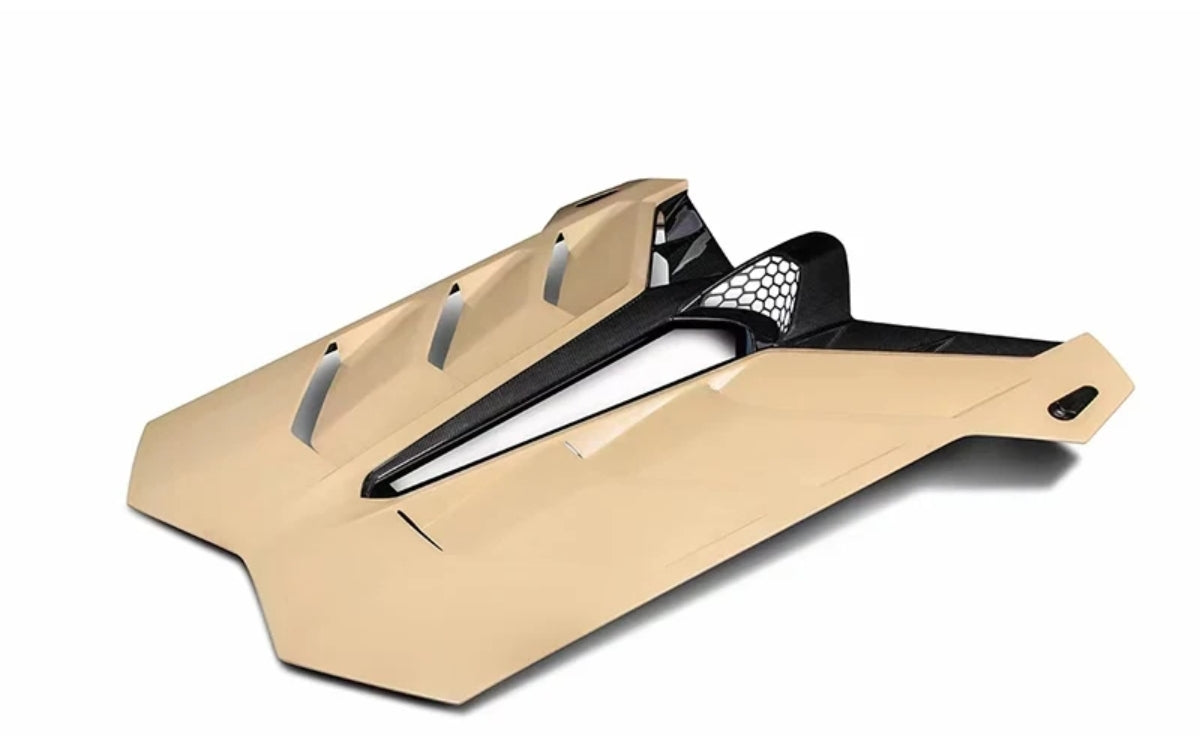 SVJ Style Dry Partial Carbon Fiber Car Body Kit Bumper Hood Exhaust for Lambo Aventador LP700-2 2011-2015