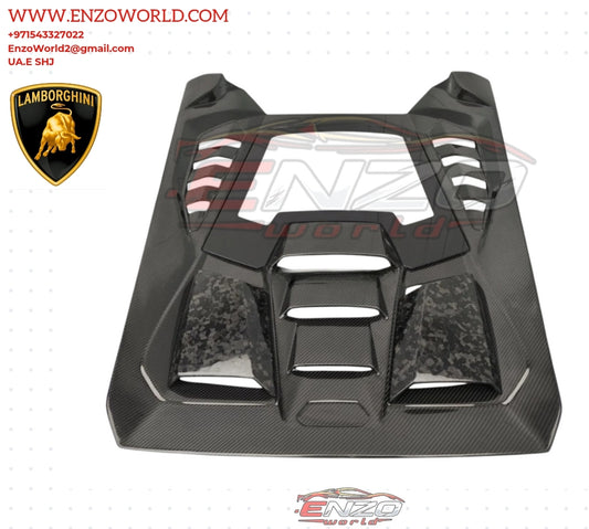 Lamborghini Huracan EVO HARD TOP Carbon Fiber Rear Trunk Lip 2019-2022