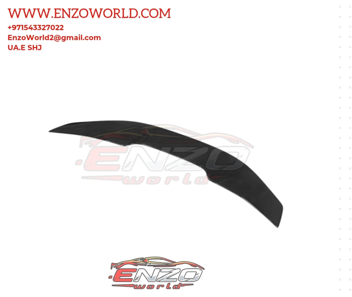 Vors Style Glossy Black Carbon Fiber Rear  Wing for Ferrari 488GTB-Spider