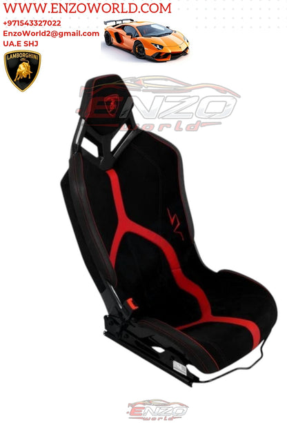 Lamborghini L/H Carbon bucket seat red Fits Aventador SV LP750-4 OEM 470860671D