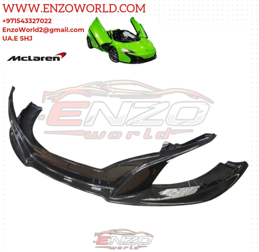 Mclaren 650S Front Bumper Splitter High Quality Carbon Fiber