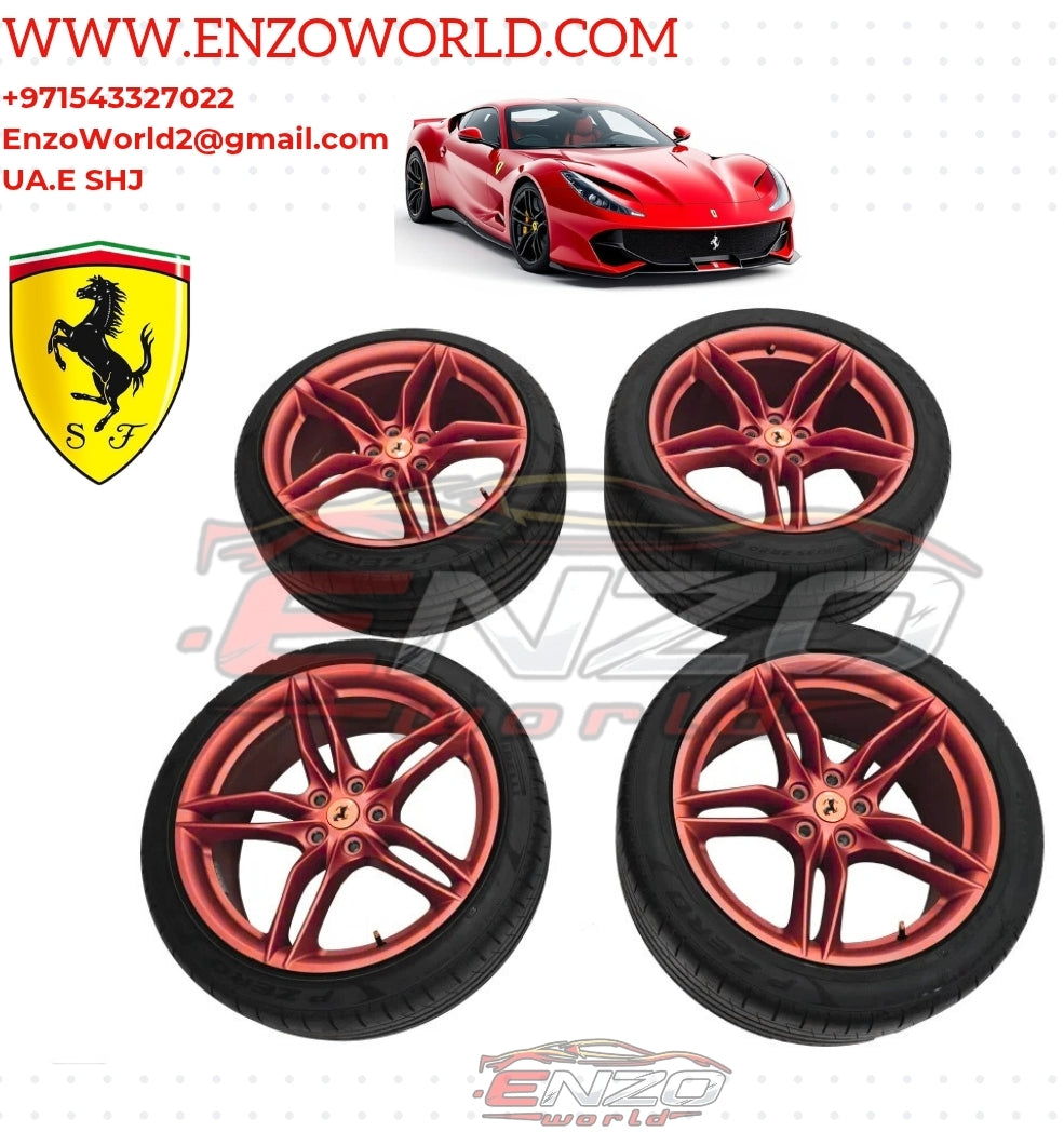 Ferrari 812 Wheels Rims Set Bronze