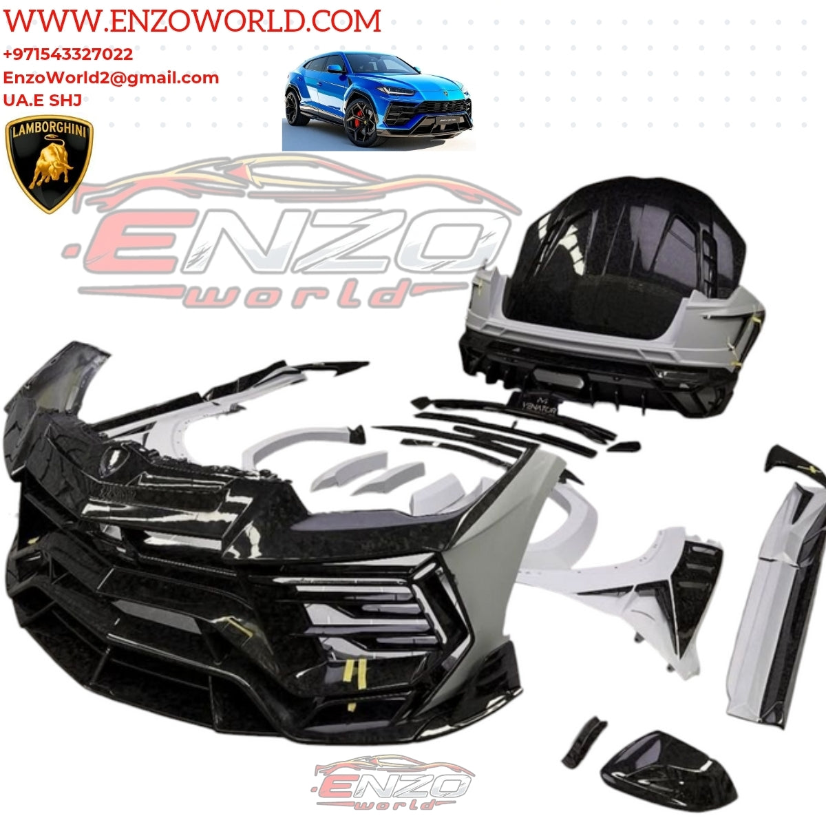 Lamborghini Urus Venatus S Wide Body Kit In Autoclaved Dry Carbon Fiber