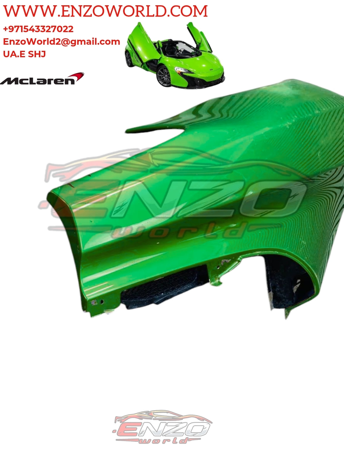Mclaren 650S Rear Side Panel R/H