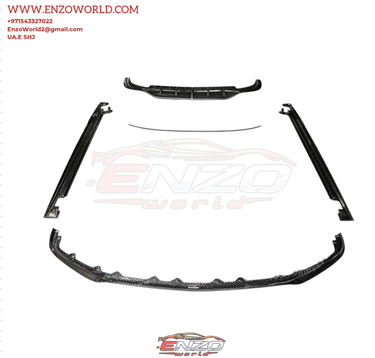 Limited Edition Carbon Fiber Full Body Kits for Bentley Continental GT 2020>Front Lip Rear Diffuser Spoiler