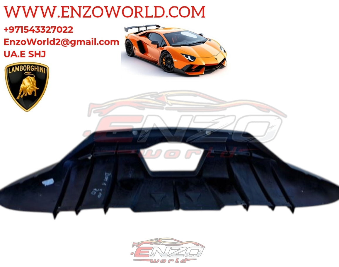 Lamborghini Aventador S Rear Bumper Spoiler
