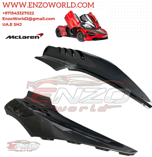 Mclaren 720S Carbon Fiber Style Front Fender SET