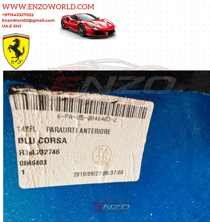 Ferrari F8 Front Bumper Carbon Fiber OE : 985778790