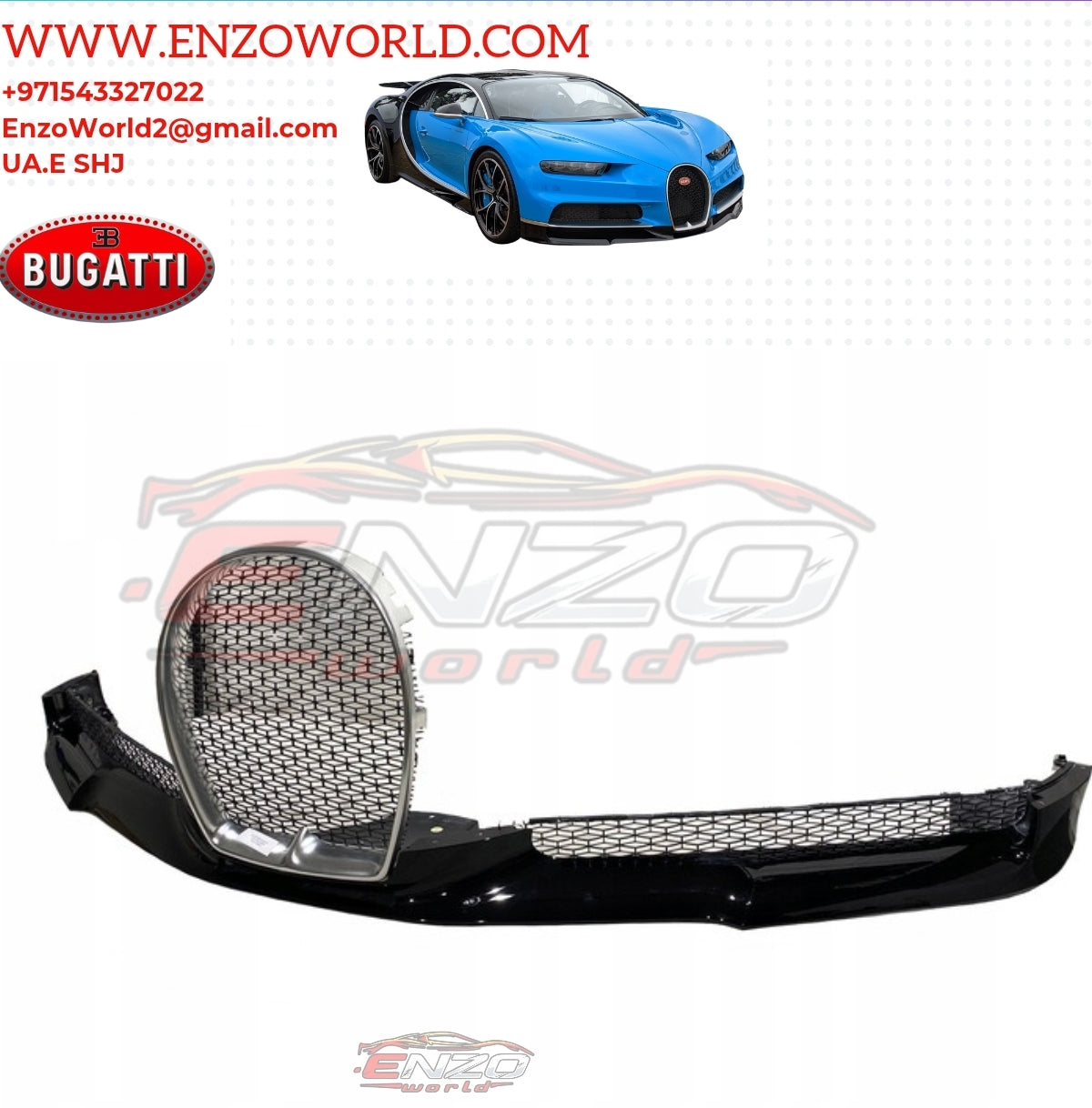 Bugatti Chiron Front End Package