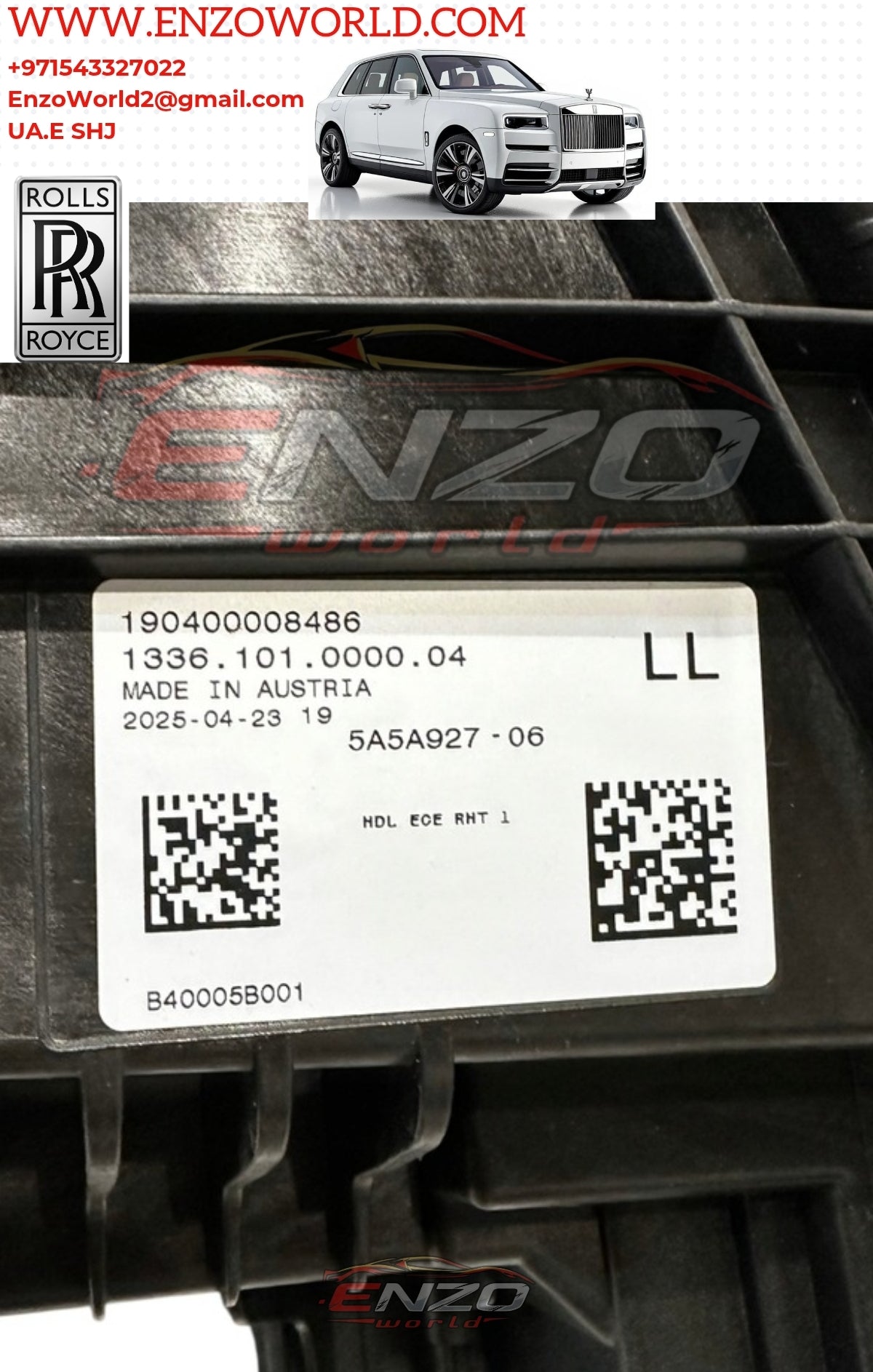 Rolls Royce Cullinan 2025 Front Headlights SET OE