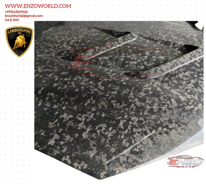 Performance Forged Carbon Front Bonnet Hood With Air Outtake Vent for URUS Mansory Style