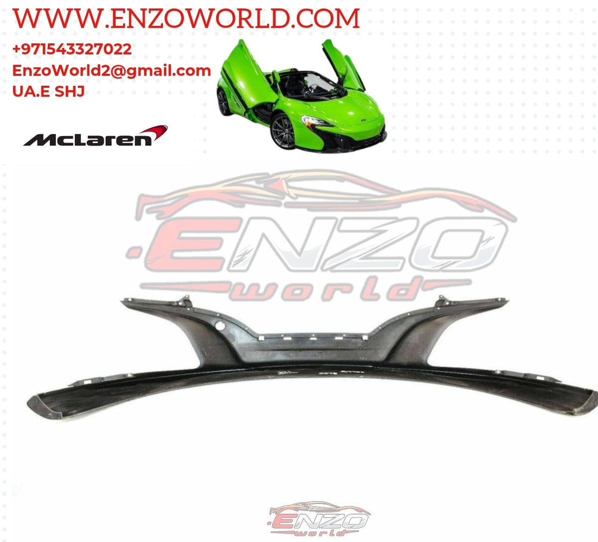 MCLAREN 650S FRONT BUMPER Splitter OE