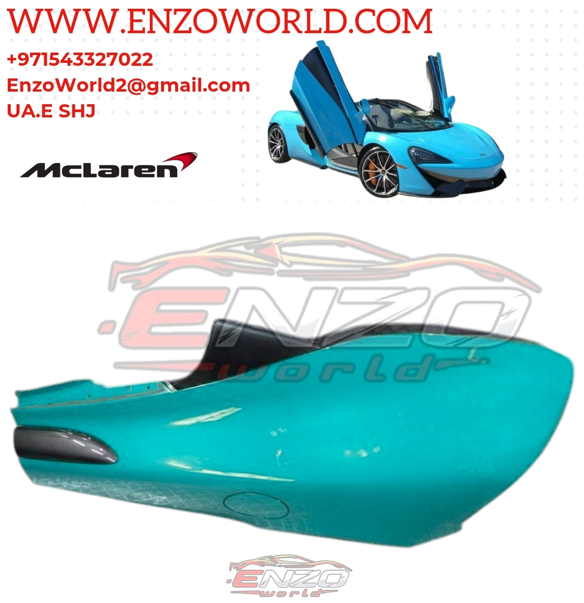 Mclaren 570S Rear Fender L/H