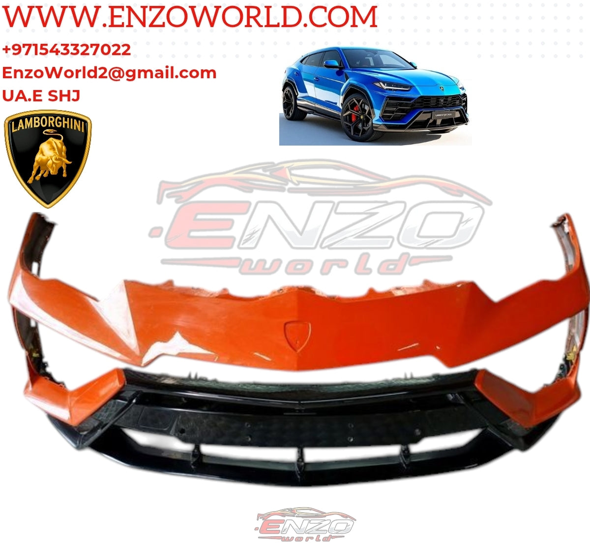 Lamborghini urus performante 2023 front Bumber