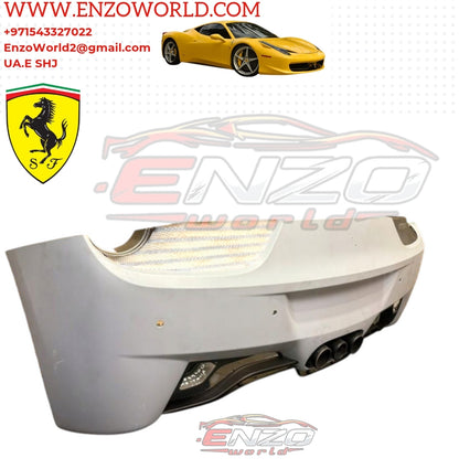 Ferrari 458 Spider Rear Bumper, Diffuser And Exhaust
