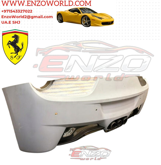 Ferrari 458 Spider Rear Bumper, Diffuser And Exhaust