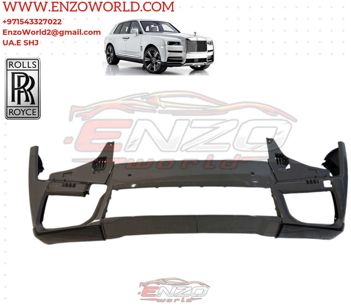 Rolls Royce Cullinan 2025 Front Bumper OE : 8071573