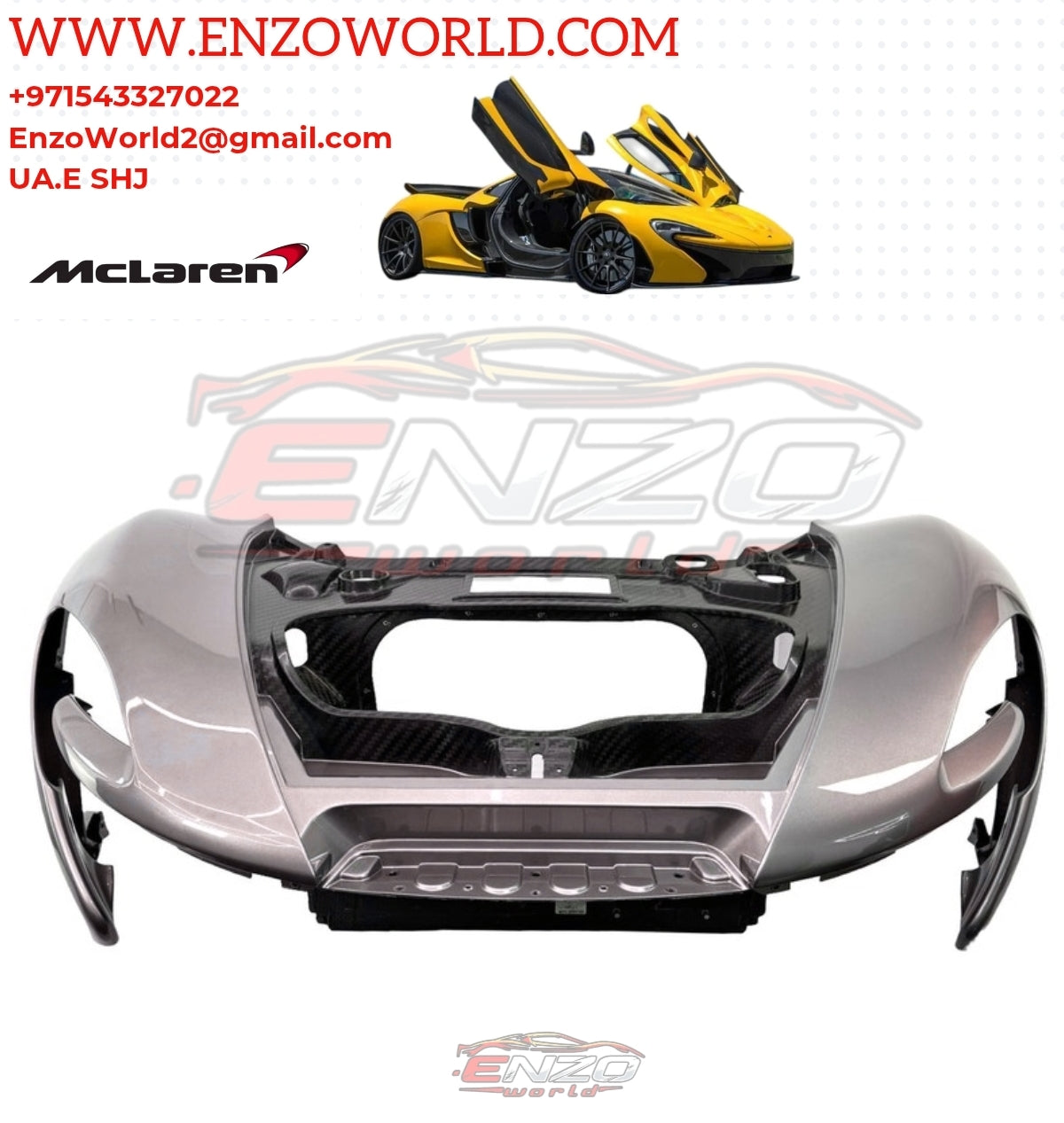 MCLAREN P1 CARBON FRONT CLAM Shell OE: 12A2992CP