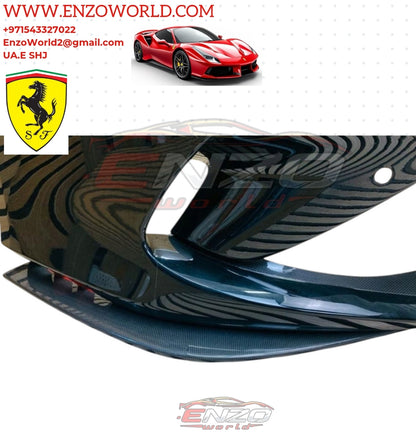 Ferrari F8 Front Bumper Carbon Fiber OE: 985778790