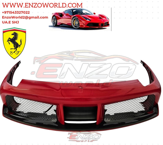 Ferrari 488 GTB Front Bumper Carbon Fiber