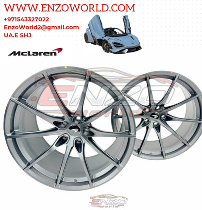 MCLAREN 765LT GENUINE MSO 10 SPOKE ULTRA LIGHT 19''/20'' ALLOY WHEELS OE: 14BA240RP - 14BA224RP