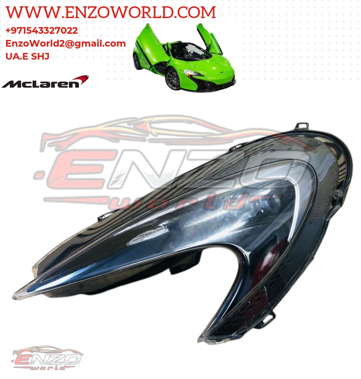 Mclaren 650S Front Headlight L/H OE